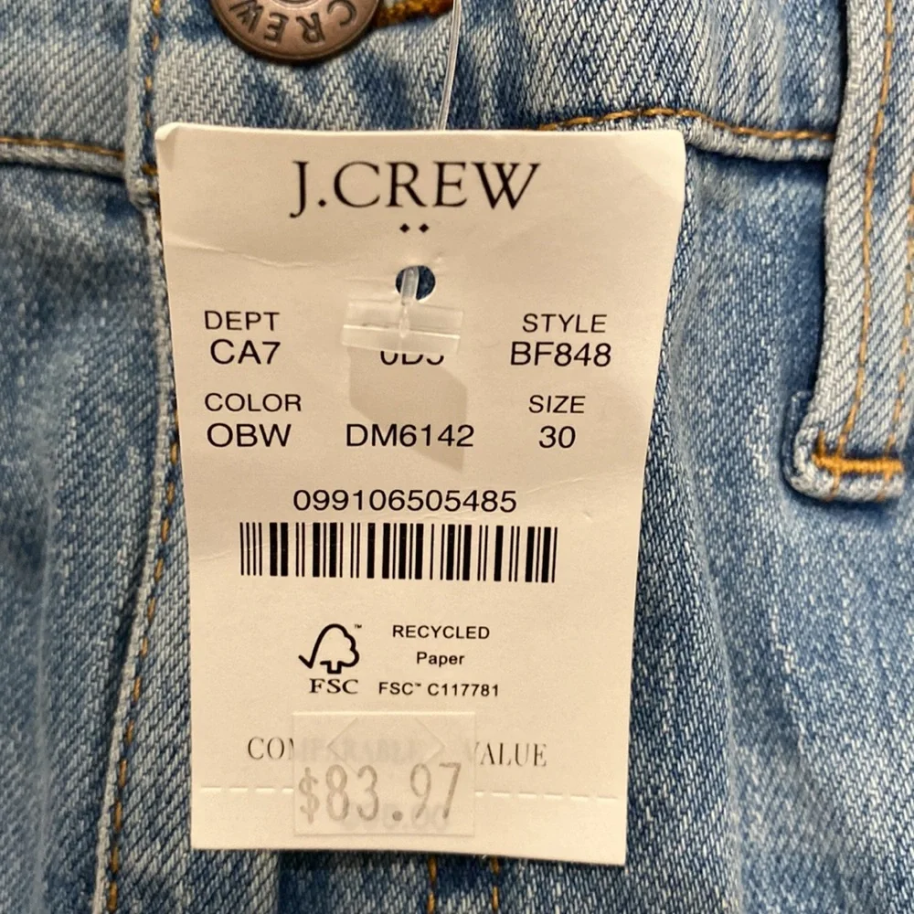 J. Crew Light Blue High-Rise Flare Jeans